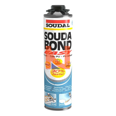 Adesivo poliuretanico per pannelli Soudabond Easy Gun arancio 750ml