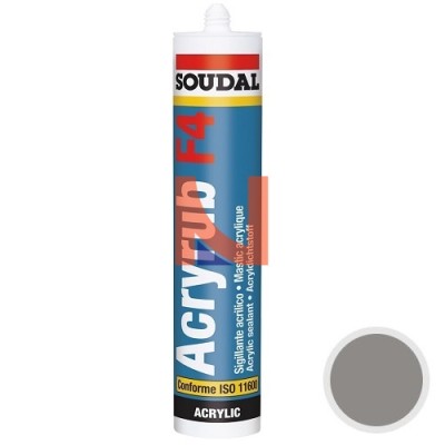 ACRYRUB F4 – SIGILLANTE ACRILICO PER GIUNTI GRIGIO 300 ML