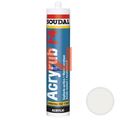 ACRYRUB F4 – SIGILLANTE ACRILICO PER GIUNTI BIANCO 300 ML