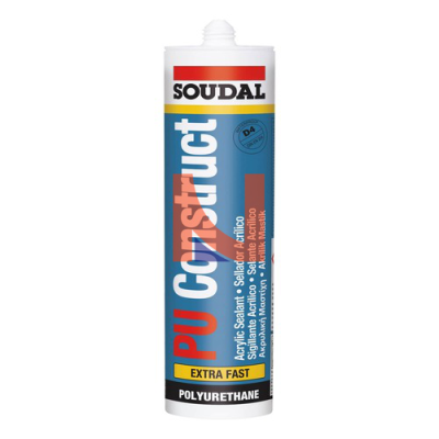 Adesivo poliuretanico per costruzioni PU Construct beige 310ml