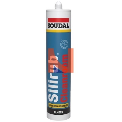 SILIRUB CLEANROOM – SIGILLANTE SILICONICO NEUTRO BIANCO PER CAMERE BIANCHE 310 ML