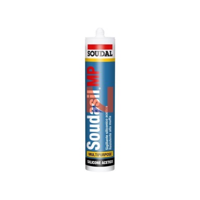 Silicone acetico professionale per sanitari, bagno e cucina Multipurpose trasparente 280ml