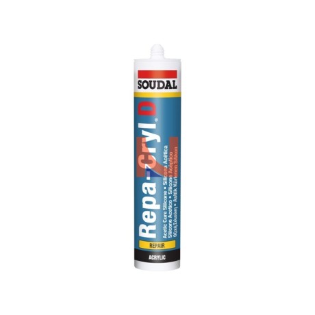 Sigillante acrilico effetto intonaco, verniciabile Repa-Cryl D bianco ruvido 310ml