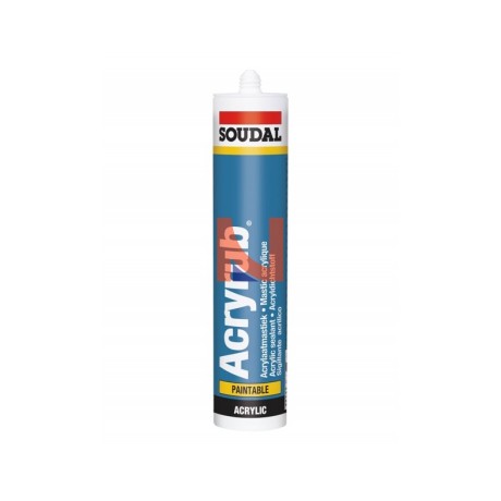 Sigillante acrilico monocomponente di alta qualità Acryrub bianco brillante 310ml