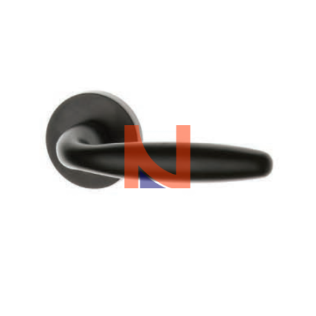 MANIGLIA EMMA PATENT IN FINITURA NERO OPACO