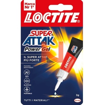 LOCTITE SUPER ATTAK POWER GEL 3 GRAMMI