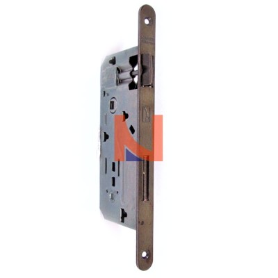 SERRATURA ENTRATA 50 PER PORTA BAGNO / WC BRONZO ROTO