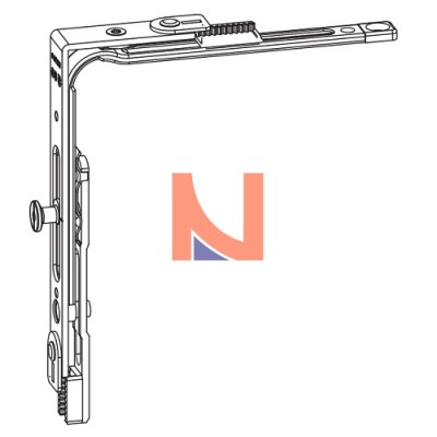 TRASMISSIONE ANGOLARE RIDOTTA DA ENTRAMBI I LATI 126X44 MM