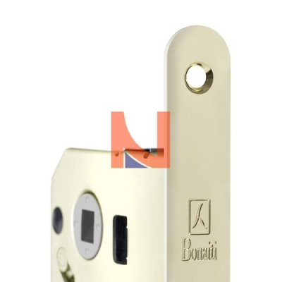 SERRATURA LIBERO/OCCUPATO ENTRATA 40 BORDO TONDO OTTONE LUCIDO