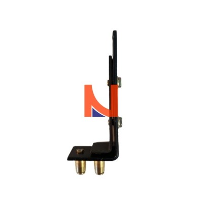 SQUADRETTA CON OLIVETTE FINITURA NERO VERNICIATO