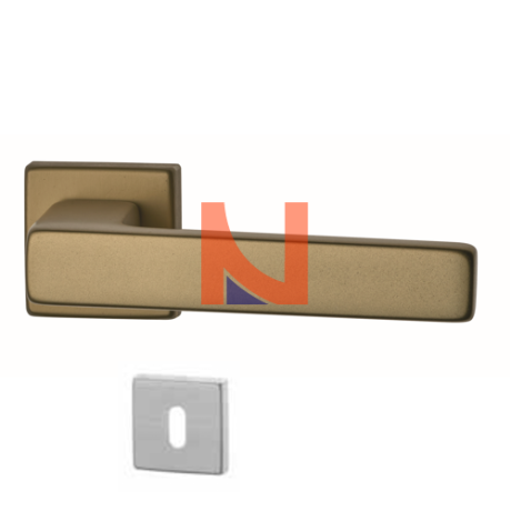 MANIGLIA Q-TRE PATENT BRONZO