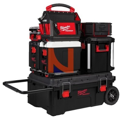 PACKOUT CASSONE TROLLEY PORTAUTENSILI A DUE RUOTE – MILWAUKEE