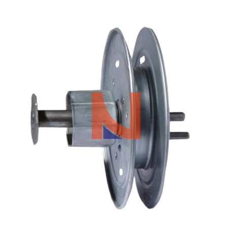 PULEGGIA CON RIDUTTORE PER TAPPARELLE CALOTTA LISCIA 60 MM