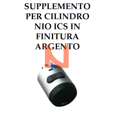 Supplemento finitura argento cilindro