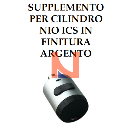 Supplemento finitura argento cilindro