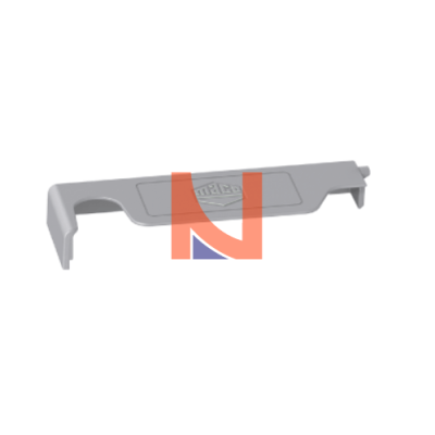 Copertura sinistra per supporto cerniera grigio chiaro perlato RAL 9022