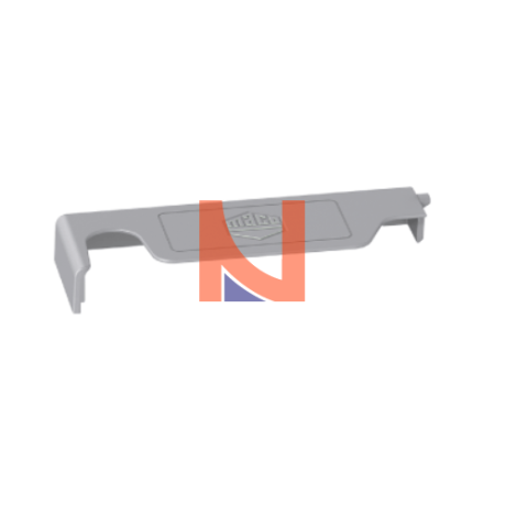 Copertura sinistra per supporto cerniera grigio chiaro perlato RAL 9022