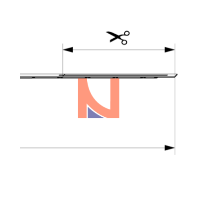 Cremonese ad inversione   1590 E15 con 1 nottolino HBB 1.341-1.590 HM500 argento