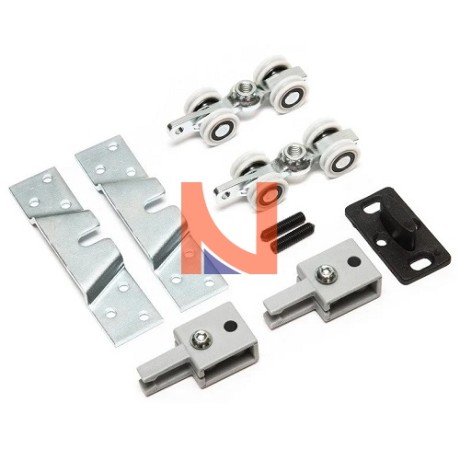 KIT PER PORTA SCORREVOLE PORTATA 80-120 KG SISCO SISTEM