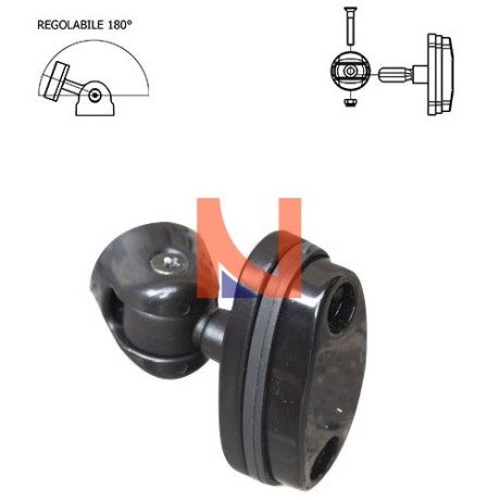 KIT FERMA ANTE MAGNETICO SNODATO PER CAPPOTTO NERO