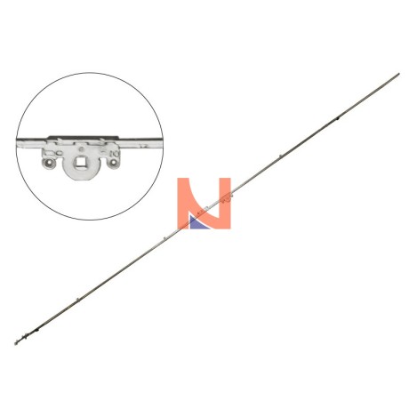 CREMONESE FIX CON BILANCIERE CON 3 FUNGHI, ENTRATA 15, HBB 1951-2200, HM 1050, ARGENTO