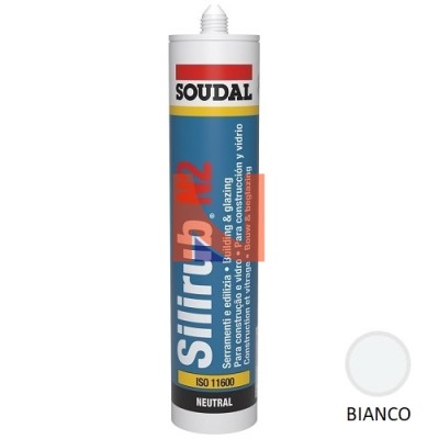 SILIRUB N2 – SILICONE NEUTRO PER SERRAMENTI E EDILIZIA BIANCO 300 ML