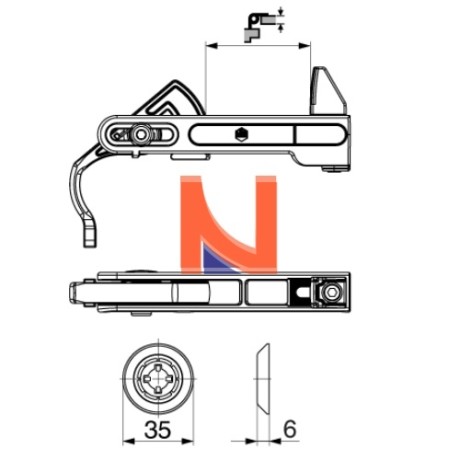 FERMAPERSIANA CLASSIC NERO OPACO – MAICO 10865