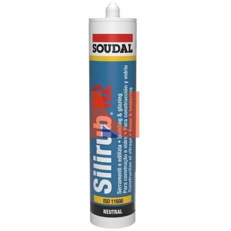 SILIRUB N2 – SILICONE NEUTRO PER SERRAMENTI E EDILIZIA TRASPARENTE 300 ML