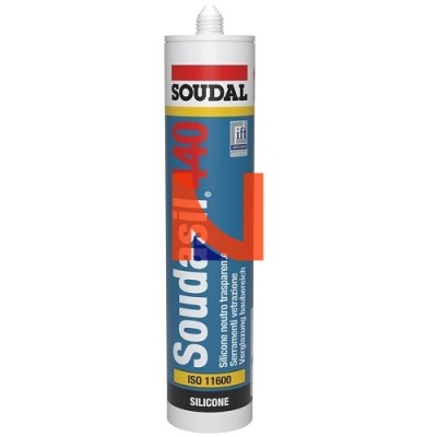 SOUDASIL 440 – SILICONE NEUTRO PER EDILIZIA E VETRATE TRASPARENTE 310 ML