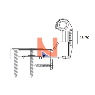 BANDELLA MAICO GR2 45-70 REGOLABILE