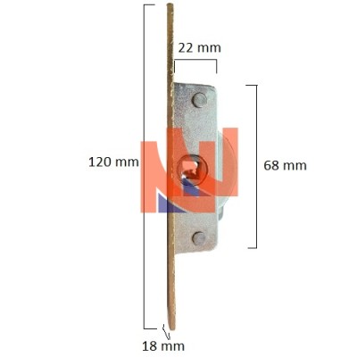 CREMONESE PER FINESTRA FINITURA OTTONE