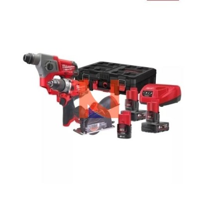 TRAPANO M12FPD + TASSELLATORE M12CH + SMERIGLIATRICE M12FCOT 4933478822