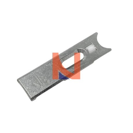 PIASTRINA DI COLLEGAMENTO 59X16 MM ARGENTO