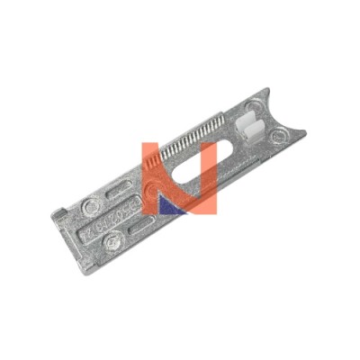 PIASTRINA DI COLLEGAMENTO 59X16 MM ARGENTO