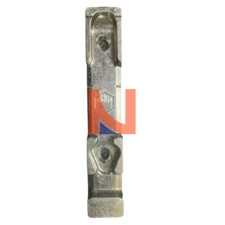 SCONTRO RIBALTA PER A4 SCOST. 9 MM DX+SX ARGENTO