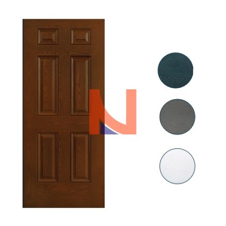 PANNELLO URANO 92X210 PER PORTE BLINDATE NOCE