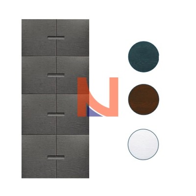 PANNELLO POSEIDON 92X210 PER PORTE BLINDATE GRIGIO