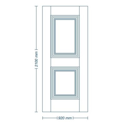 PANNELLO ARES 92X210 PER PORTE BLINDATE BIANCO