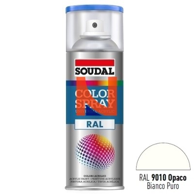 COLOR SPRAY RAL 9010 BIANCO OPACO 400 ML