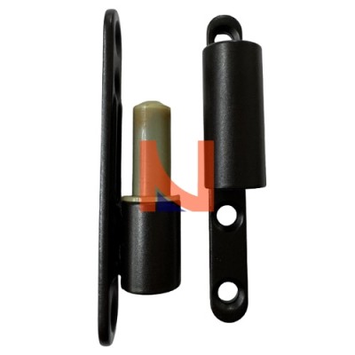 CERNIERA AGB DIAMETRO 15 MM, ALTEZZA 58 MM, MASCHIO+FEMMINA, MARRONE