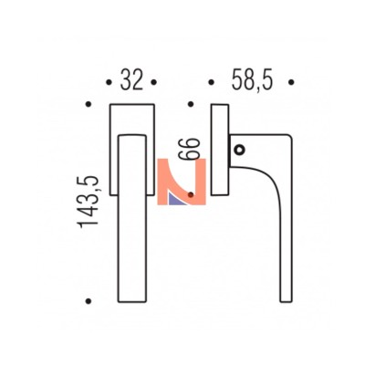 Martellina DK Robocinque “S” biancomat | Colombo Design