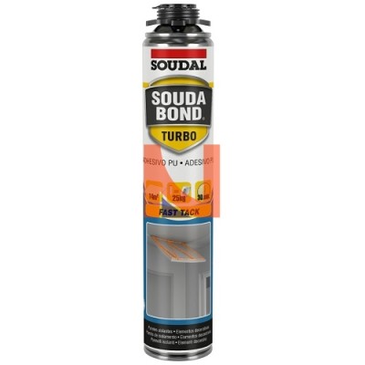 SOUDABOND TURBO GUN – ADESIVO IN SCHIUMA PU 750 ML