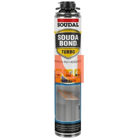 SOUDABOND TURBO GUN – ADESIVO IN SCHIUMA PU 750 ML