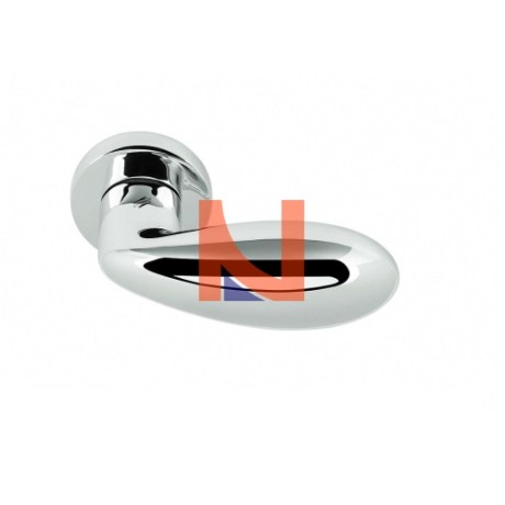 MANIGLIA DROP STRETTA CON MOLLA CROMO OPACO LC45RSM