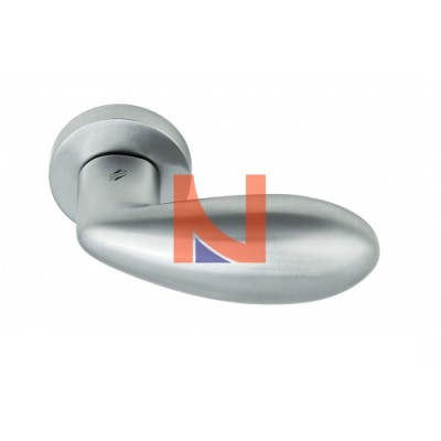MANIGLIA DROP STRETTA CON MOLLA CROMO SATINATO LC45RSM