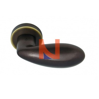 MANIGLIA DROP STRETTA CON MOLLA BRONZO LC45RSM