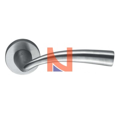 MANIGLIA EDO YALE STRETTA CON MOLLA CROMO SATINATO MH11RSMY