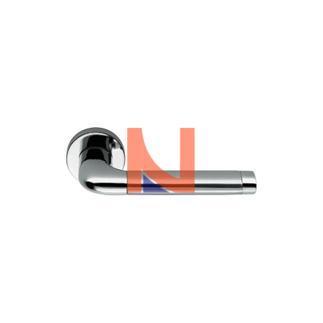 MANIGLIA TAIPAN STRETTA CON MOLLA CROMO OPACO – CROMO SATINATO LC11RSM