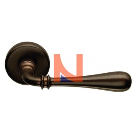 MANIGLIA IDA YALE STRETTA CON MOLLA BRONZO ANTICO ID31RSMY