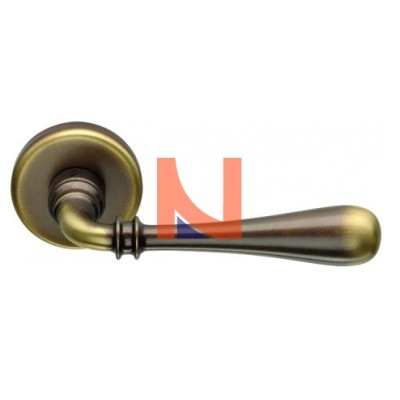 MANIGLIA IDA STRETTA CON MOLLA BRONZO ID31RSM